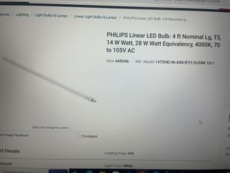 PHILLIPS Linear LED bulbs - 4ft