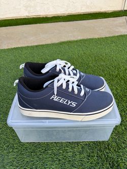 Heelys Navy Blue Canvas Skate Shoes Size 12
