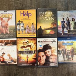Inspirational and Faith Based Movies (Lot of 8)