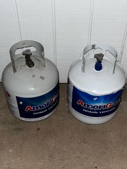 Empty AmeriGas Propane Tanks Set of 2