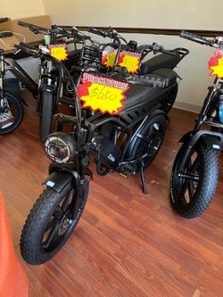 Refurbished 20'' 1500W Full Suspension Moped-style Electric Bike