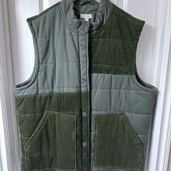 Classic Thick Corduroy Men’s Vest Size Extra Large