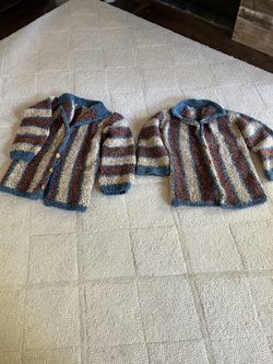 Two hand made jackets for him & her