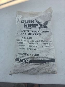 Quik Grip Light Truck Tire Chains QG2226