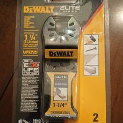 * Brand New * 2 PC Dewalt 1 1/4" Oscillating Blades $70 Obo