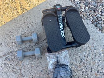 Top Major Mini Stepper with Resistance Bands