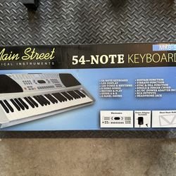 main street musical instruments 54 note keyboard