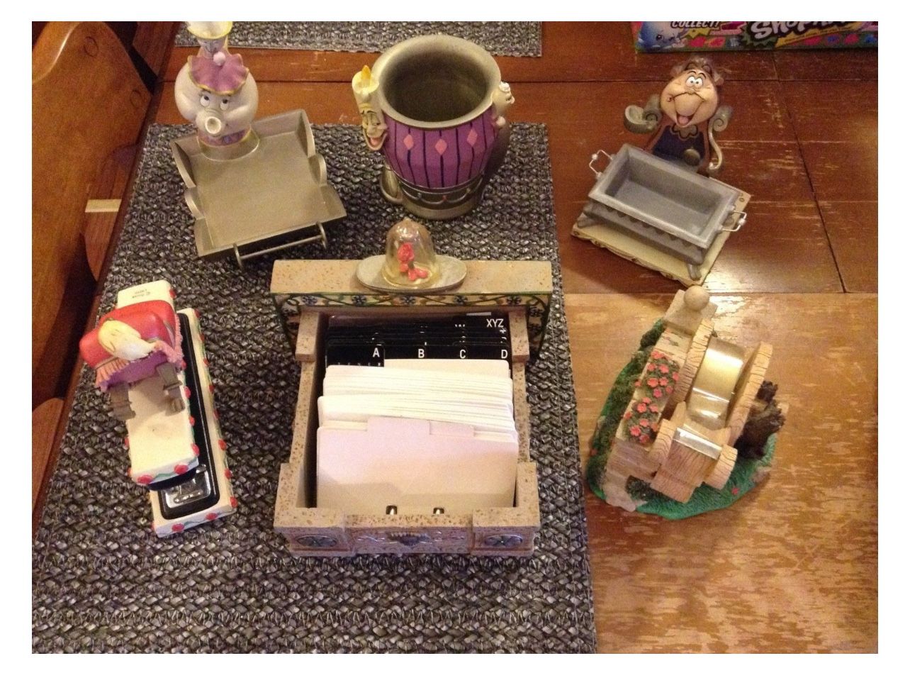 Beauty and the Beast 6 piece desk set