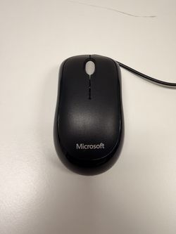 Microsoft Basic Optical Mouse v2.0 Model 1113 Black Wired USB Optical Mouse
