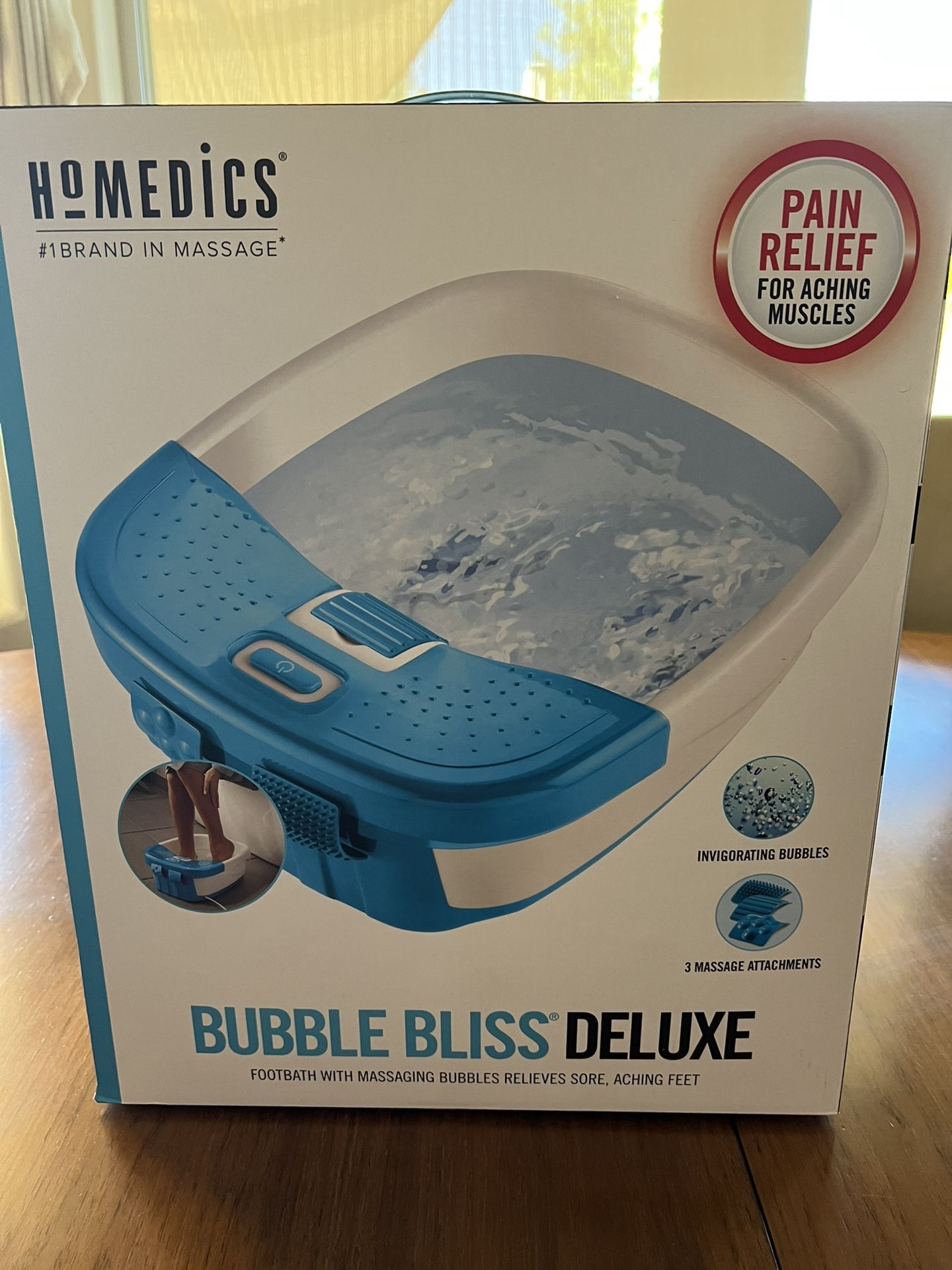 Bubble bliss deluxe footbath