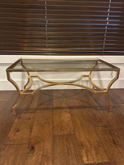 Gold Coffee Table
