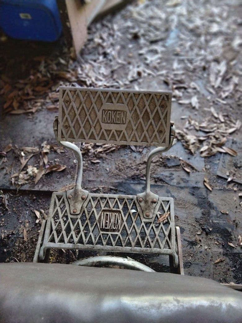 Vintage Koken Barber Chair 