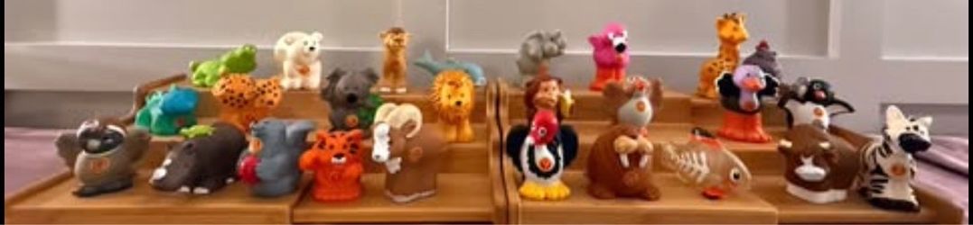LITTLE PEOPLE alphabet animal figures Complete 26-Animal Set: A full collection of all.