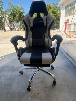 GTPLAYER Gaming Chair Black and Gray