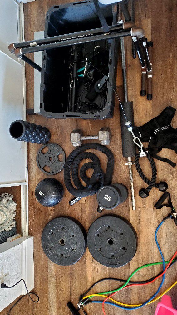 Gym Workout Equipment 150 For All Or Sell By Piece