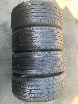 Set of 4 Continental 245-40-18 and 225-45-18 Pro Contact SSR Run Flat