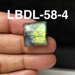 Labradorite Square Shape Natural Gemstone Cabochon-LBDL-58-4