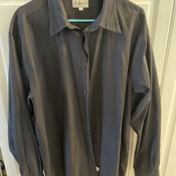 Like New Men’s Black Button Down Alfani XL Dress Shirt