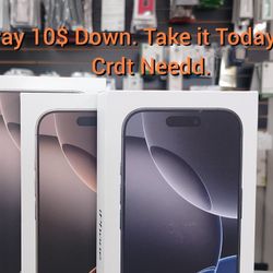 iPhone 16 Pro Max Unlock Pay Low Down No Crdt Needed
