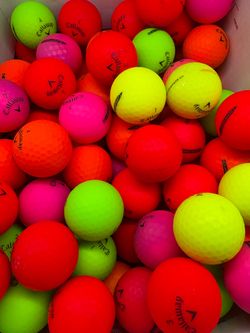 Callaway matte color golf balls $10 per dozen