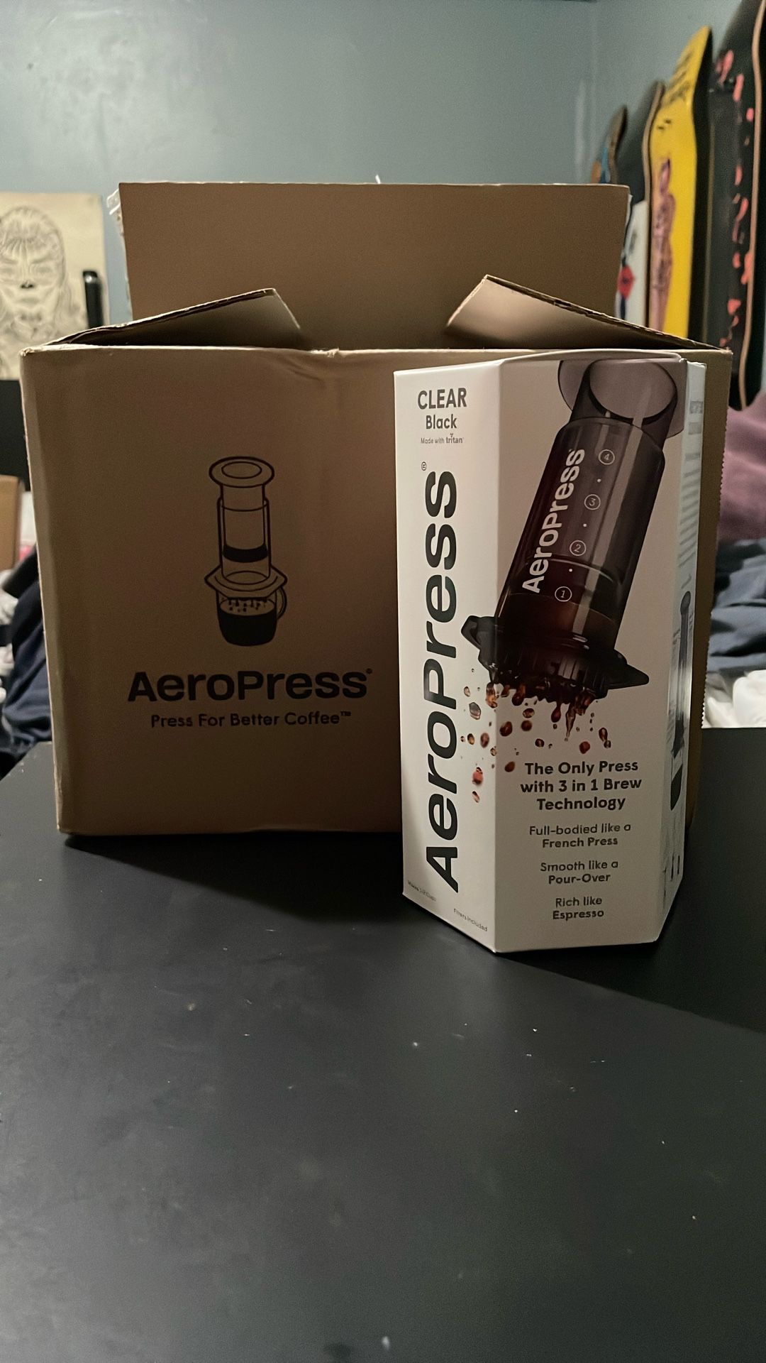 Aeropress Clear Black - Unopened