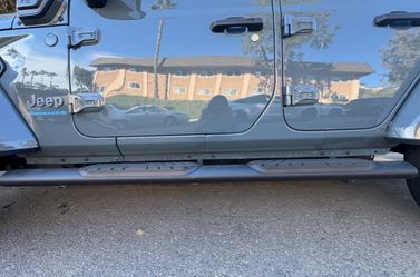 Jeep side step rails