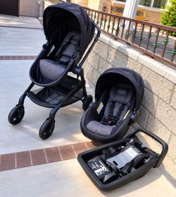 Evenflo Pivot Modular Travel System – Stroller + Infant Car Seat + Base