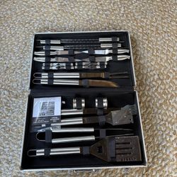 25 Piece Stainless Steel Grill Set