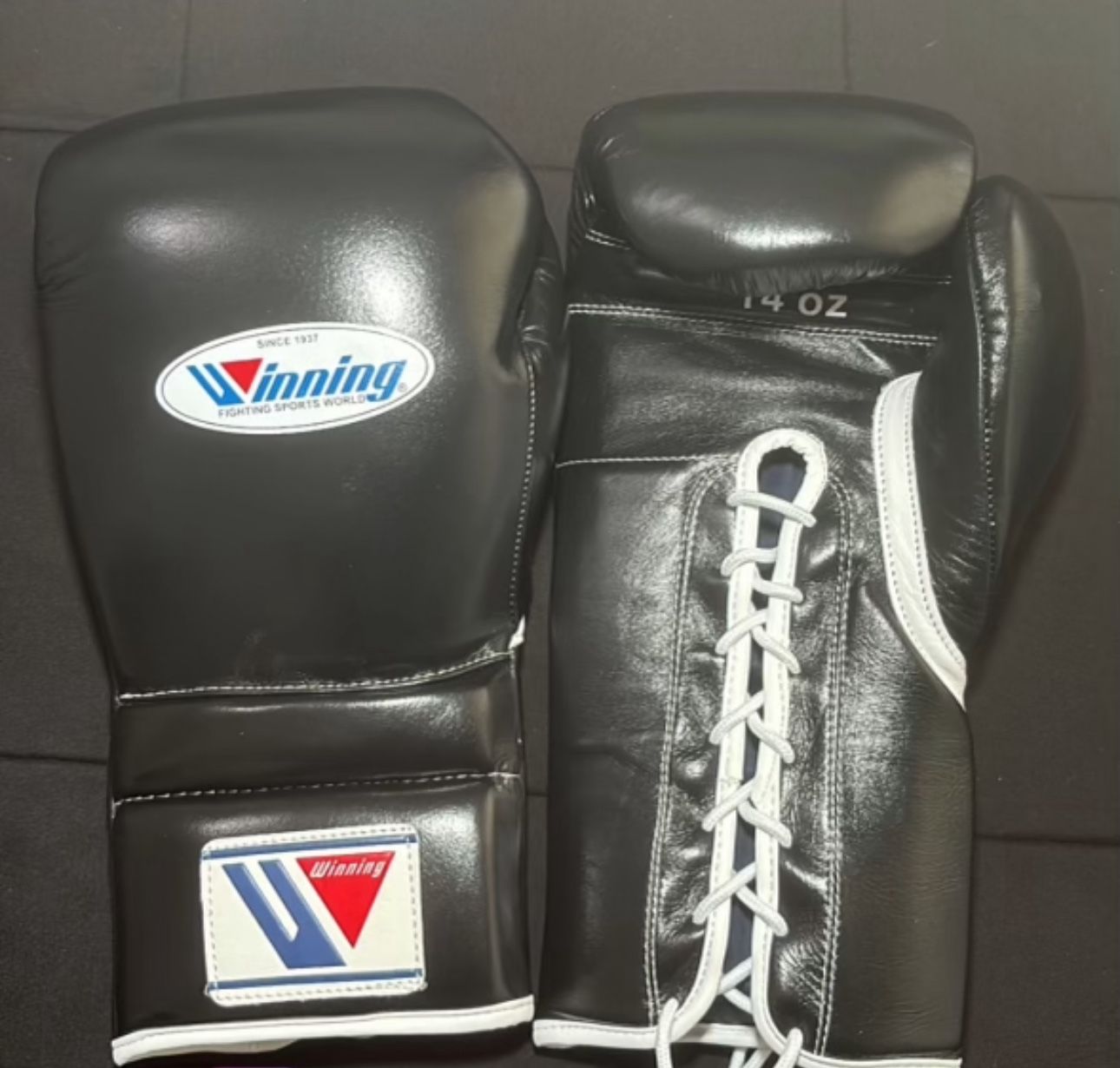 14 Ounces Laced Up Winning Boxing Gloves