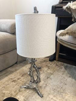 Rustic Lamp In Excellent Condition