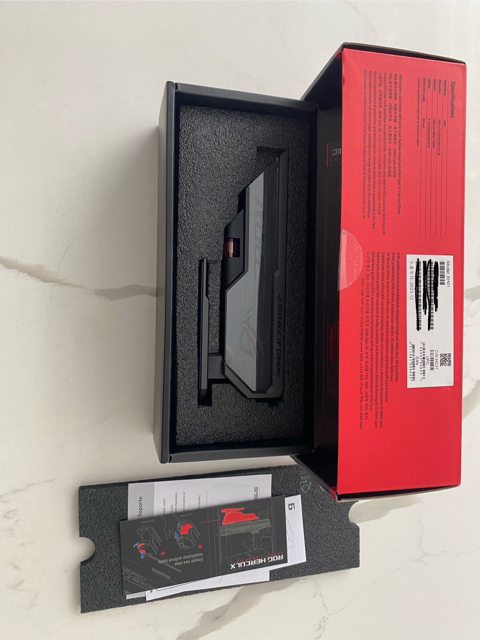 Asus ROG Herculix Gpu Holder (Black)