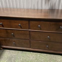 Cedar Dresser W/ Mirror & 2 Matching Side Tables 