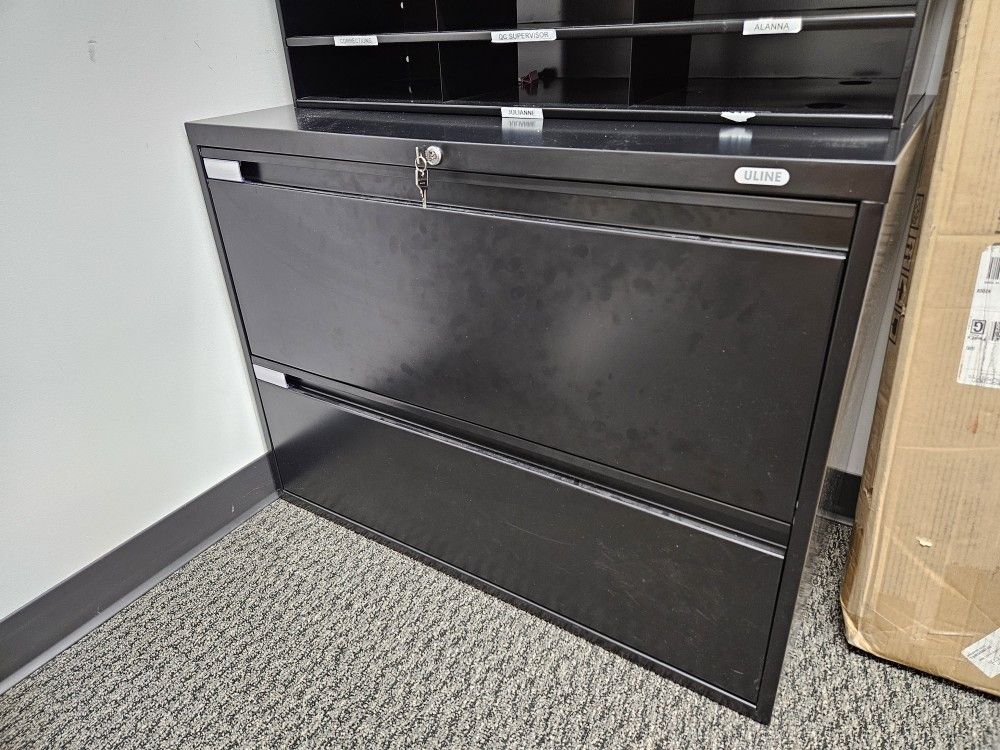 Uline 36" Lateral Steel Filing Cabinet 