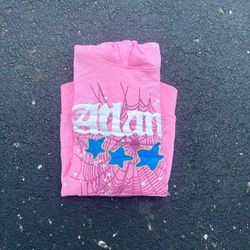 SP5DER ATLANTA PINK HOODIE