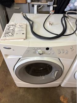 Washer and dryer.