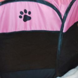 Little Kitty House Pink Black