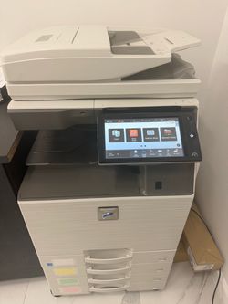 Sharp MX 3071 with  extra Genuine Sharp black toner  and extra Genuine Sharp Waste Toner Container