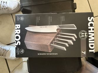 Schmidt Bros Gridiron Series 7 Pc Knife Set