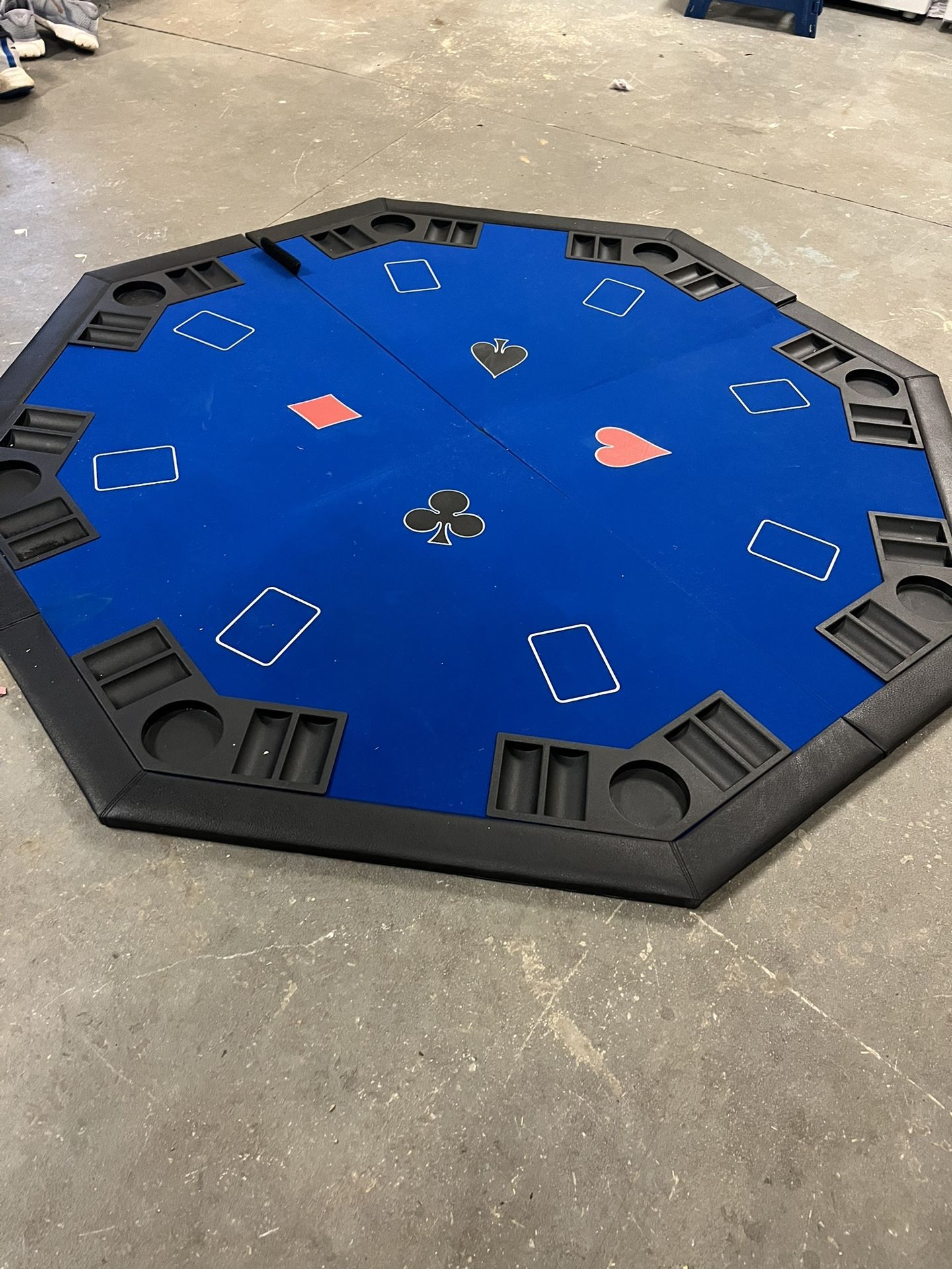 Poker Table Top With Carrying Case