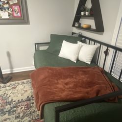 Twin Trundle Bed Frame and Mattresses