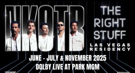 New Kids on the Block Vegas Tickets x 2 Dolby Live MGM July 1