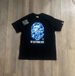 Black and Blue Bape tee