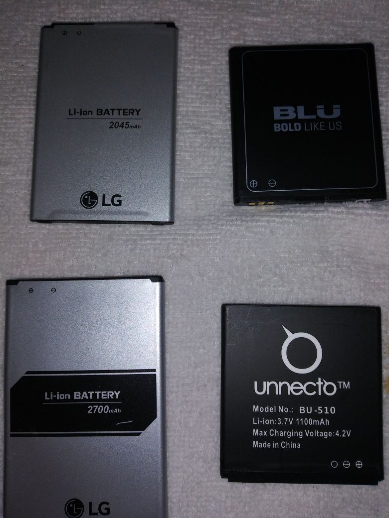 Cell phone batteries..