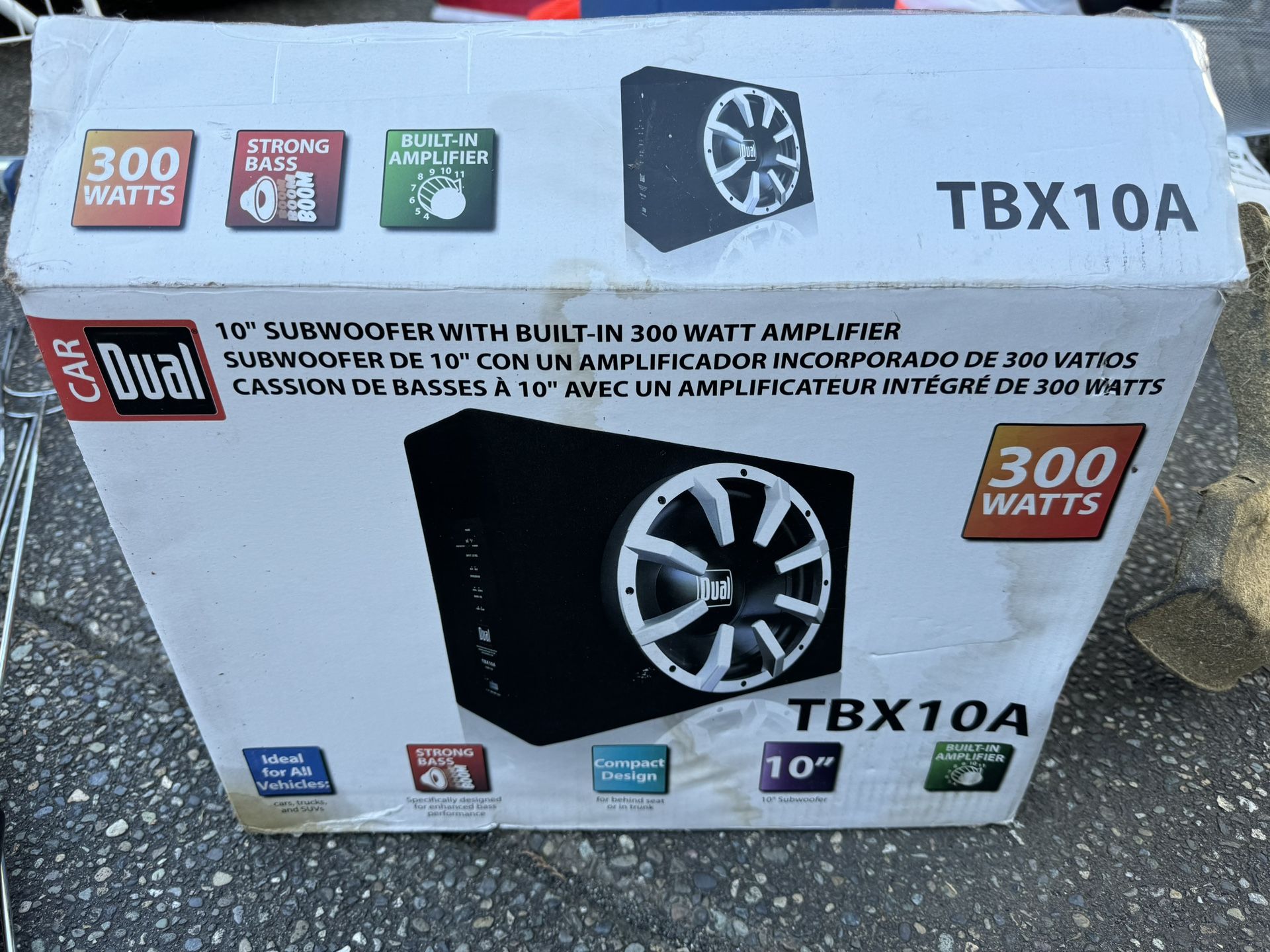 Dual TBX10A 10” Subwoofer