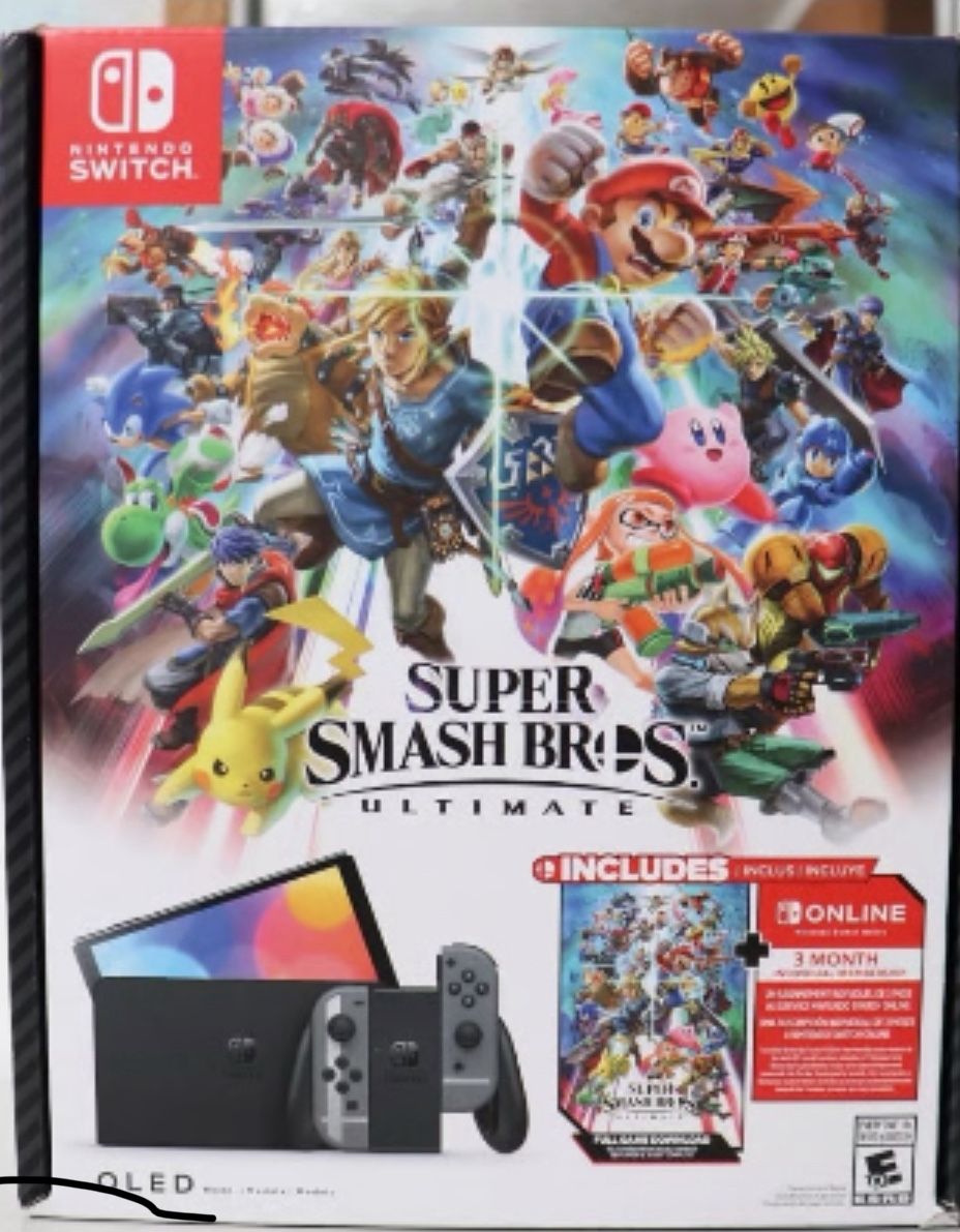 Nintendo Switch OLED Super Smash Bros