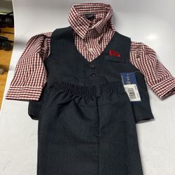 Boys New U.S.Polo Size 3T 3piece Set