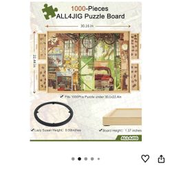 Puzzle Board With Drawers