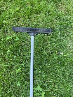 Rubber broom