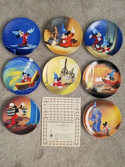 Fantasia "The Sorcerer's Apprentice's Dream" Collector's Plates