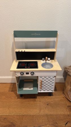 Coco Village mini wooden play kitchen kids toddlers